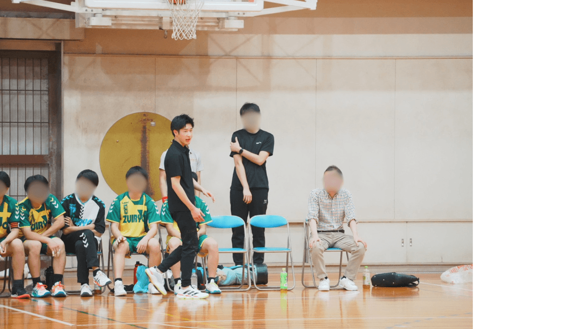 瑞陵高校 男子ハンドボール部の外部コーチを一年間全ういたしました