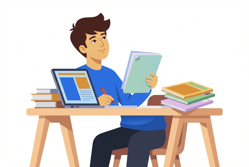 編集者の仕事イラスト