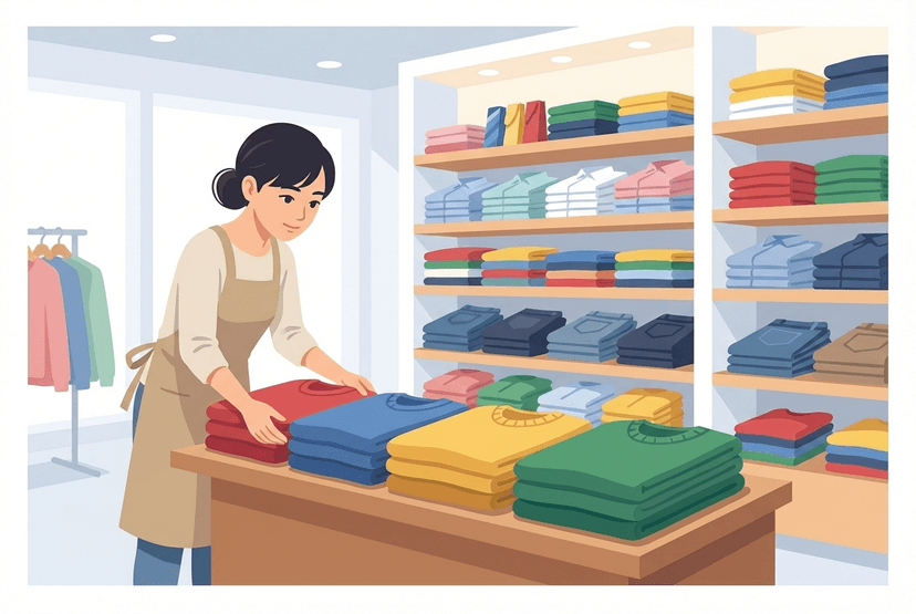 販売・接客の仕事イラスト