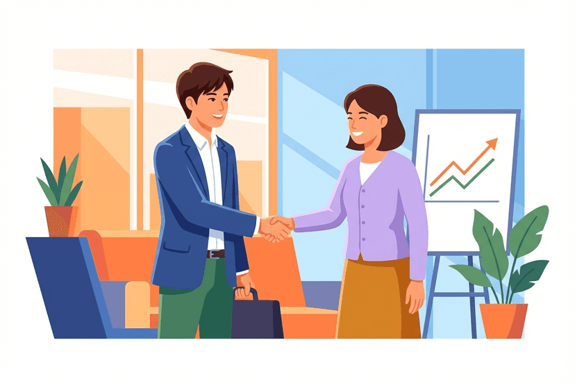 営業の仕事イラスト