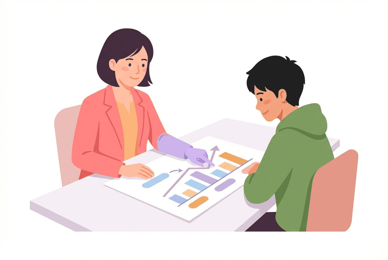 モチベーショングラフ（ライフラインチャート）