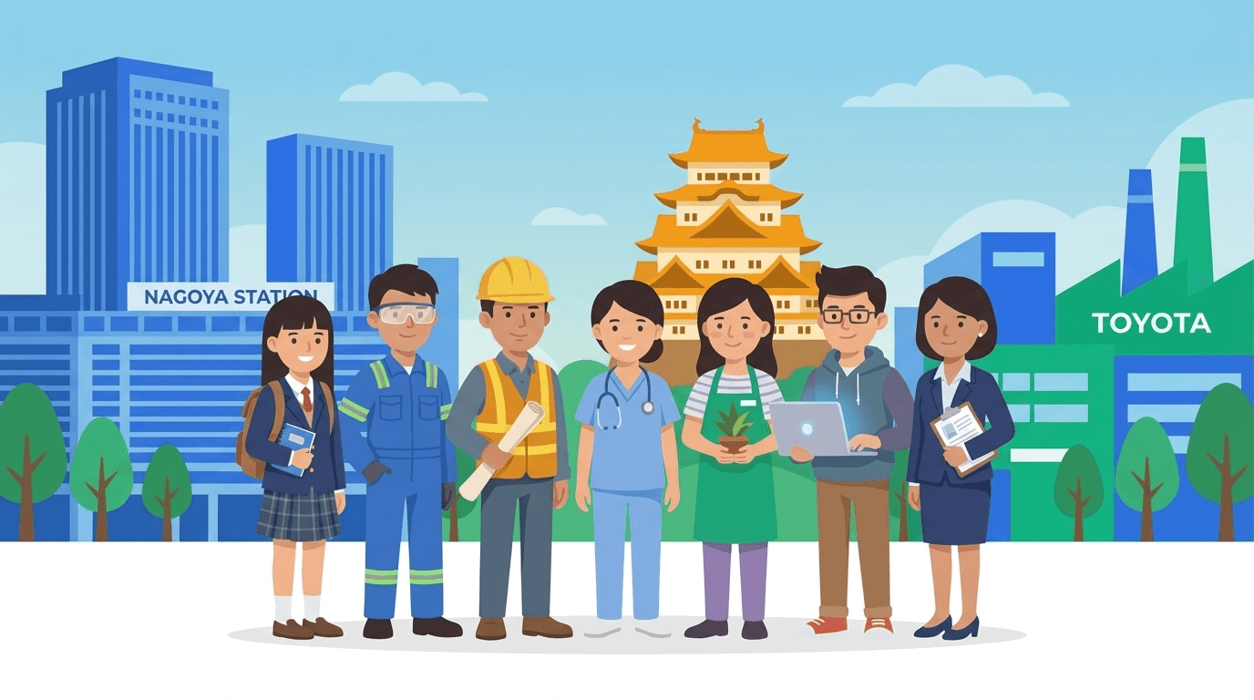 名古屋の街並み