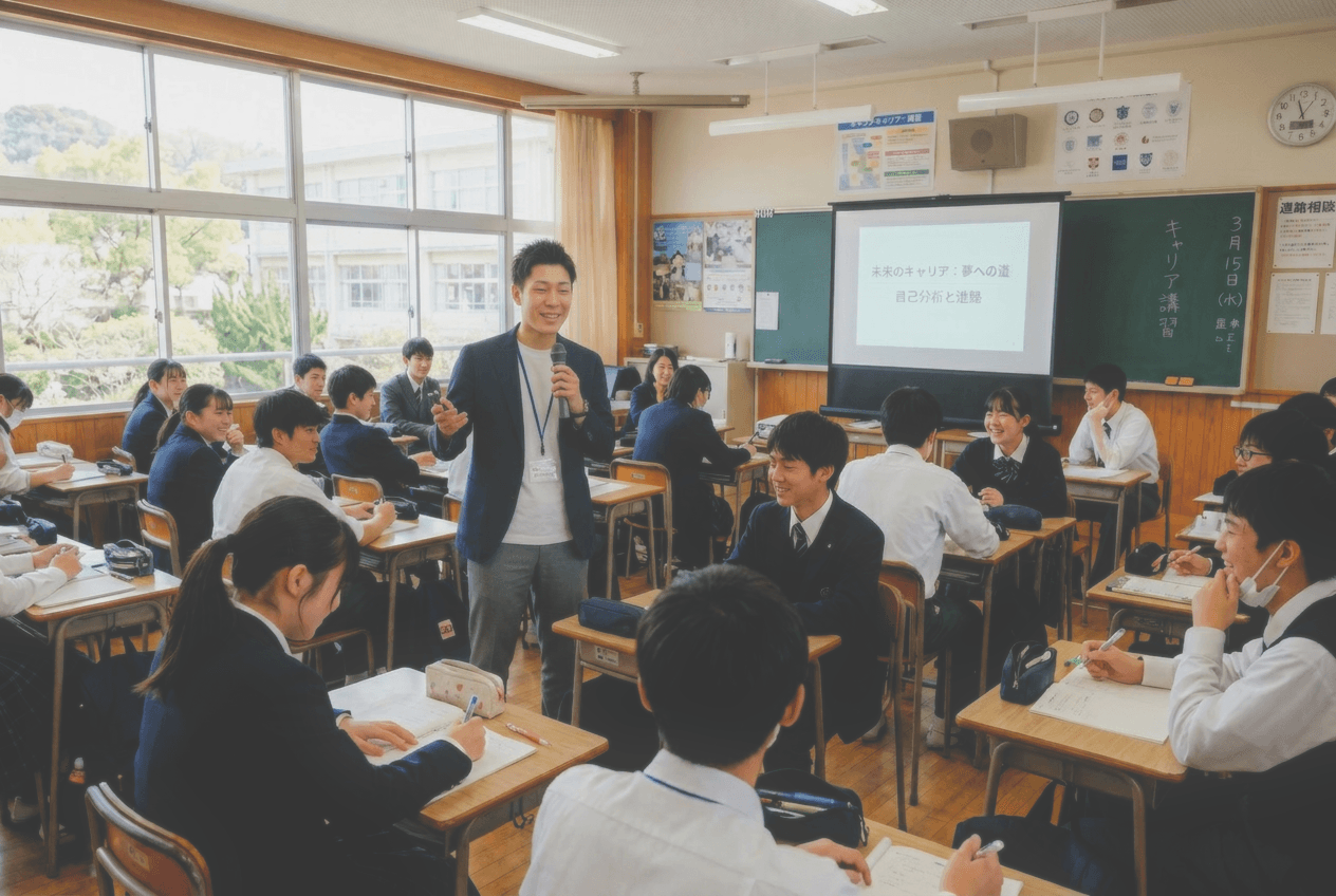 高校の授業でのキャリア指導