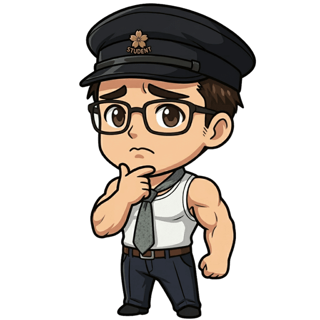 考え中の高校生