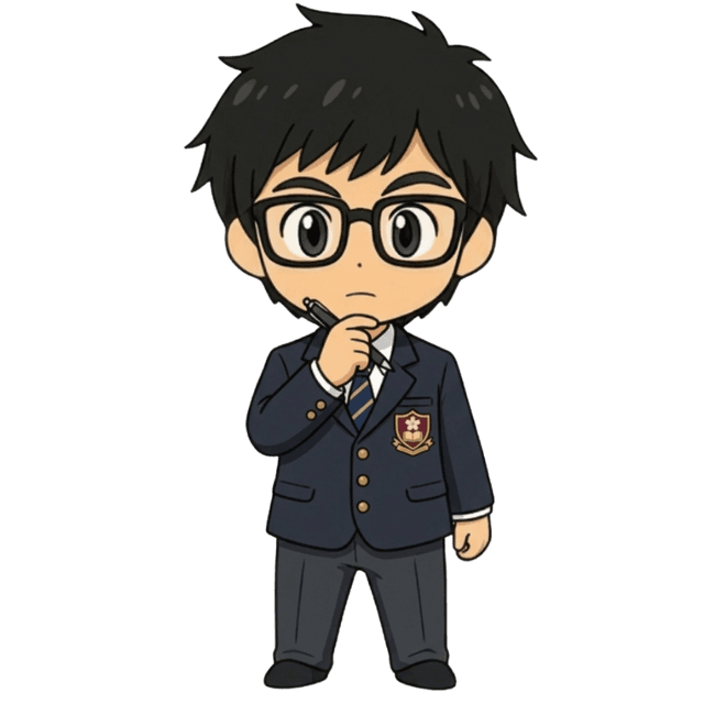 考え中の高校生