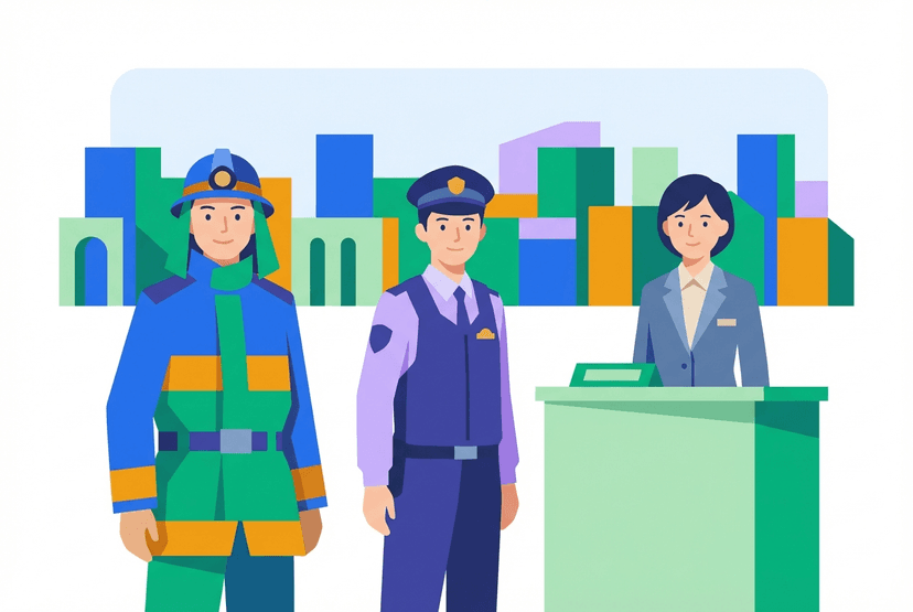 公務員のイラスト