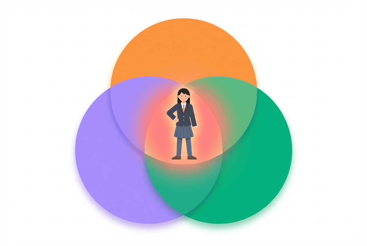 やりたい・できる・必要 — 3つの輪