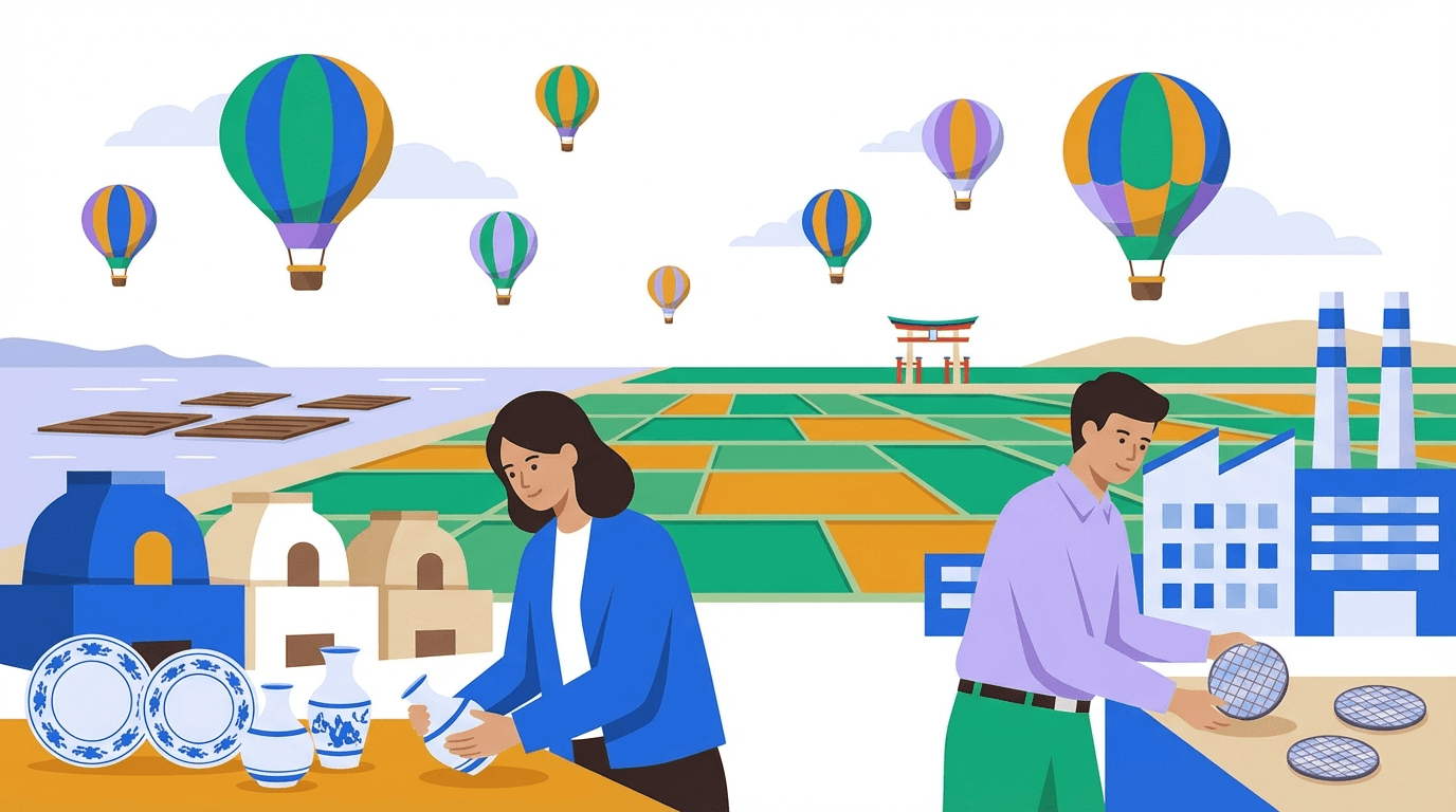 佐賀県の街並み