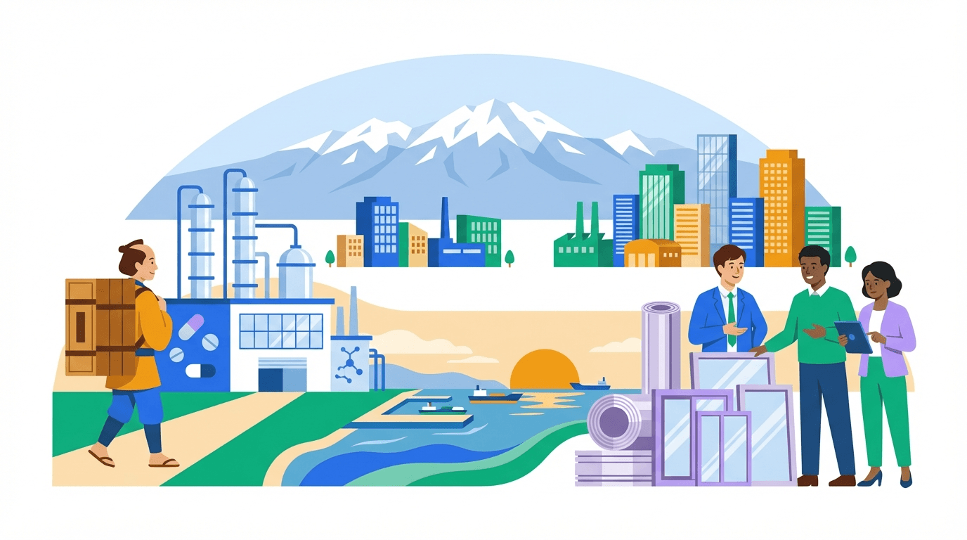 富山県の街並み