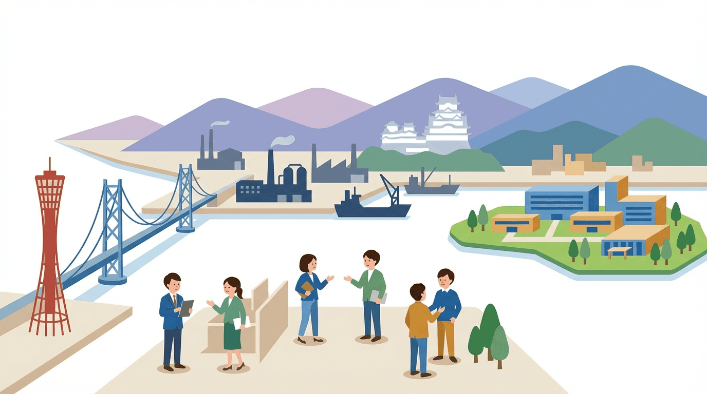 兵庫県の街並み