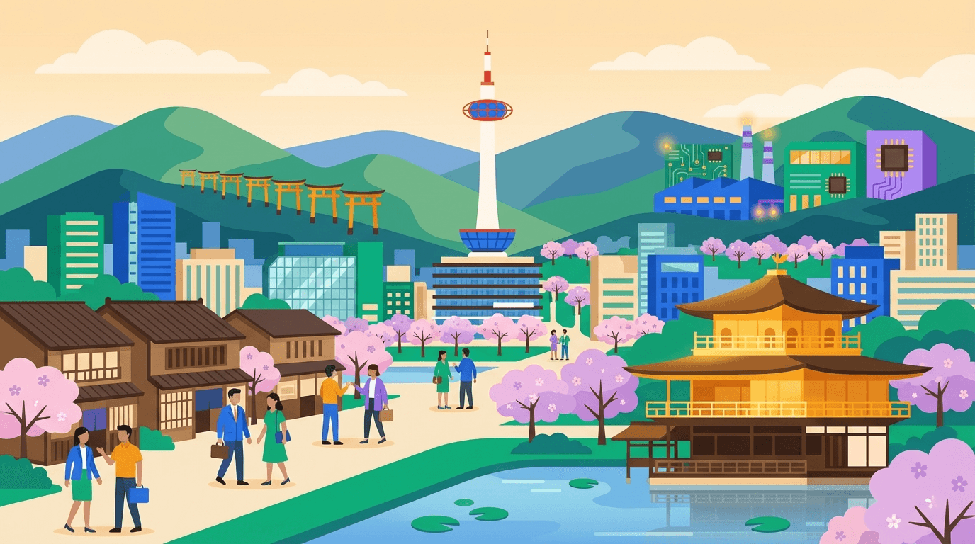 京都府の街並み