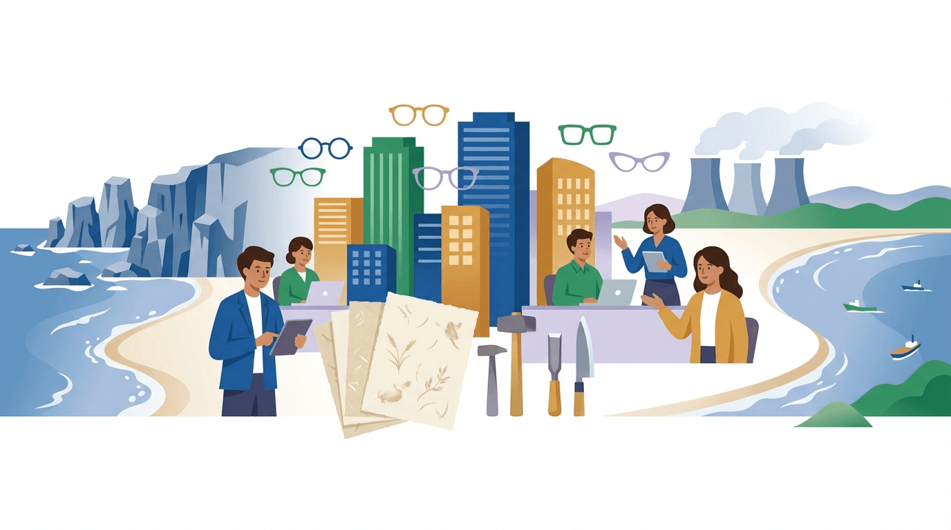 福井県の街並み