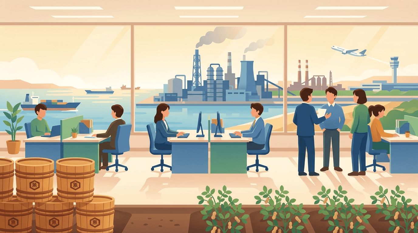 千葉県の街並み