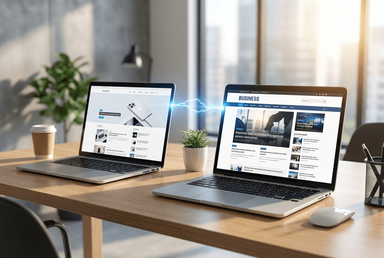 2つのサイトで
互いを強くする