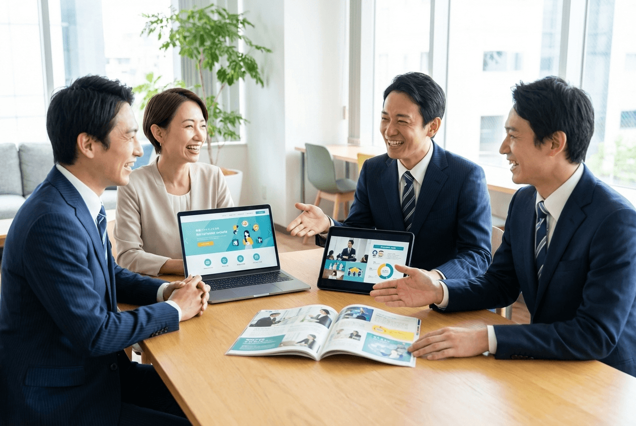 HP・雑誌・動画を連動させたトータル採用支援