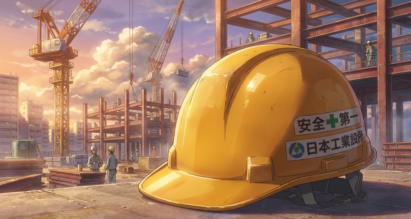 業界理解×安全表現 - 建設現場のヘルメット