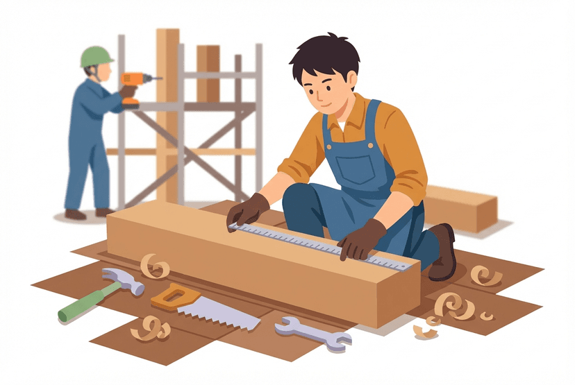 職人の仕事イラスト