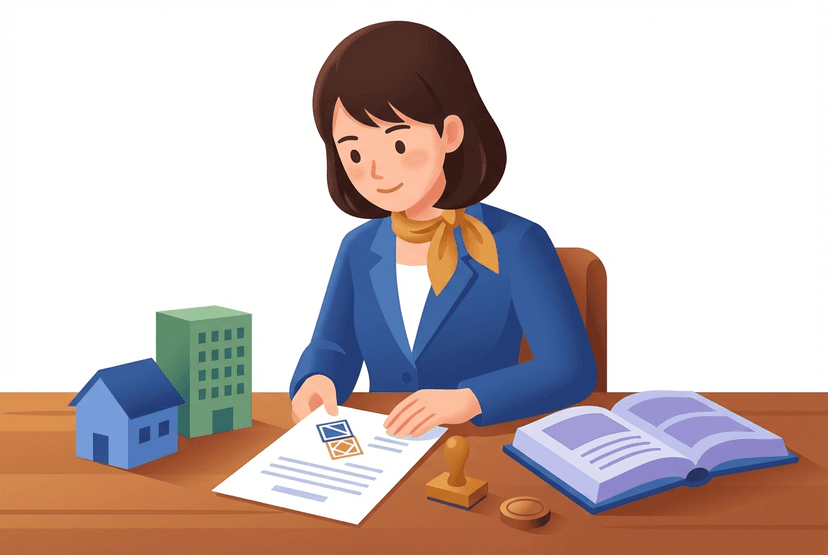 司法書士の仕事イラスト