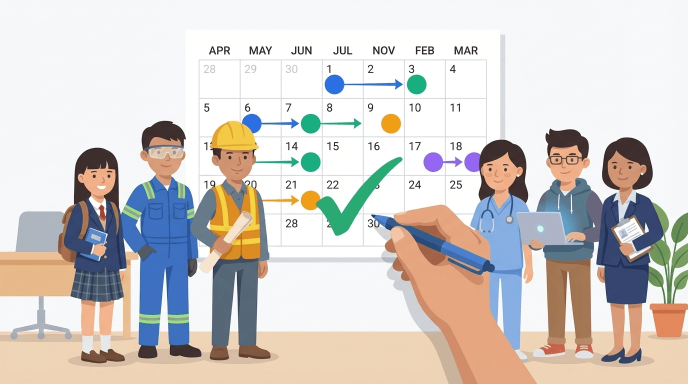 高卒採用スケジュール完全版