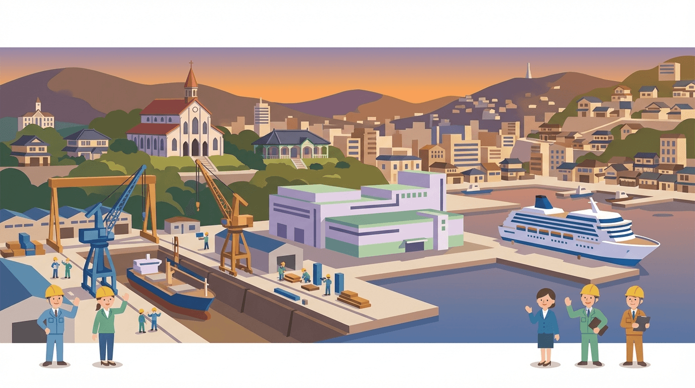 長崎県の街並み